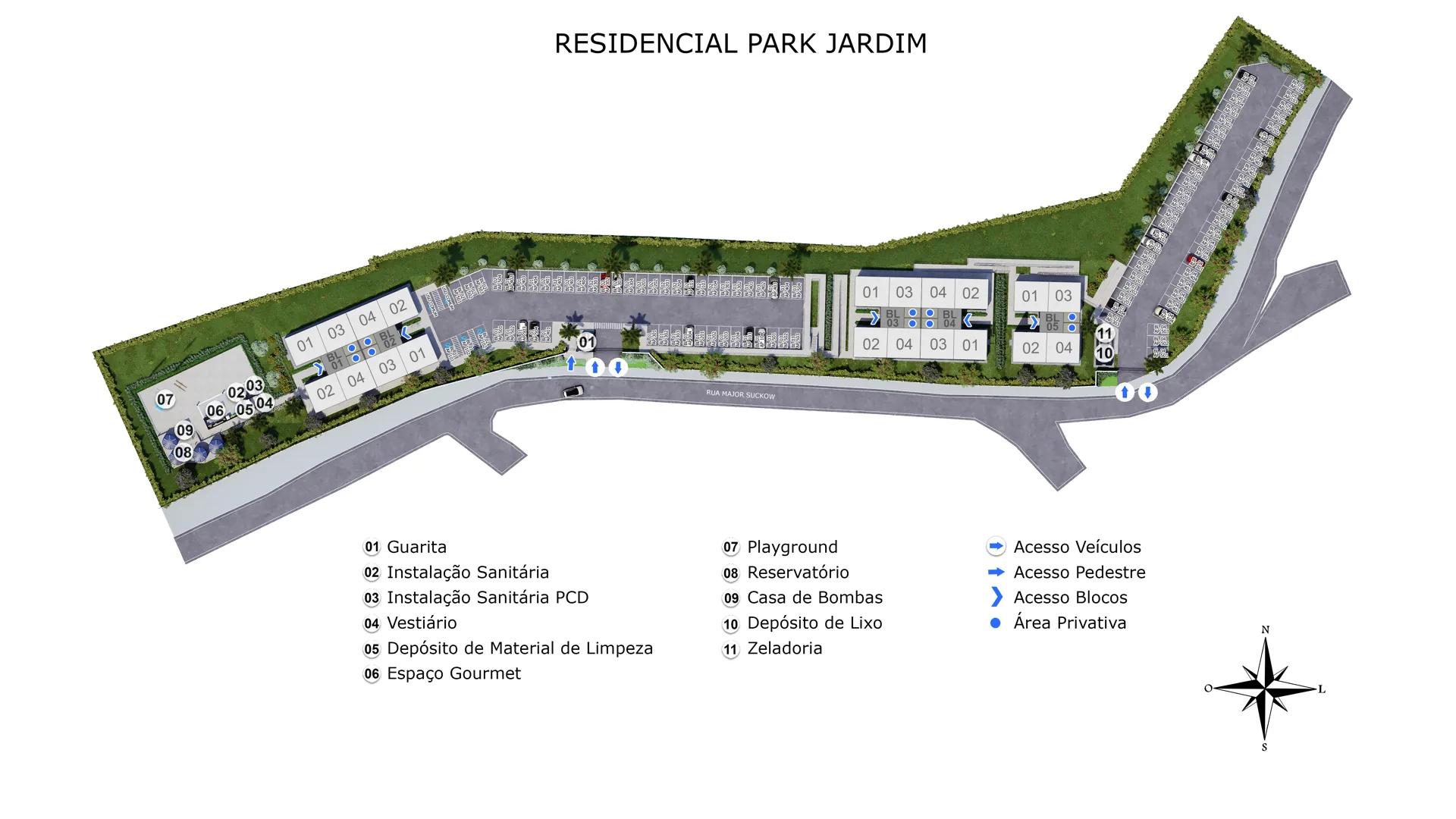 Mirante Park Jardim - implantacao-aerea