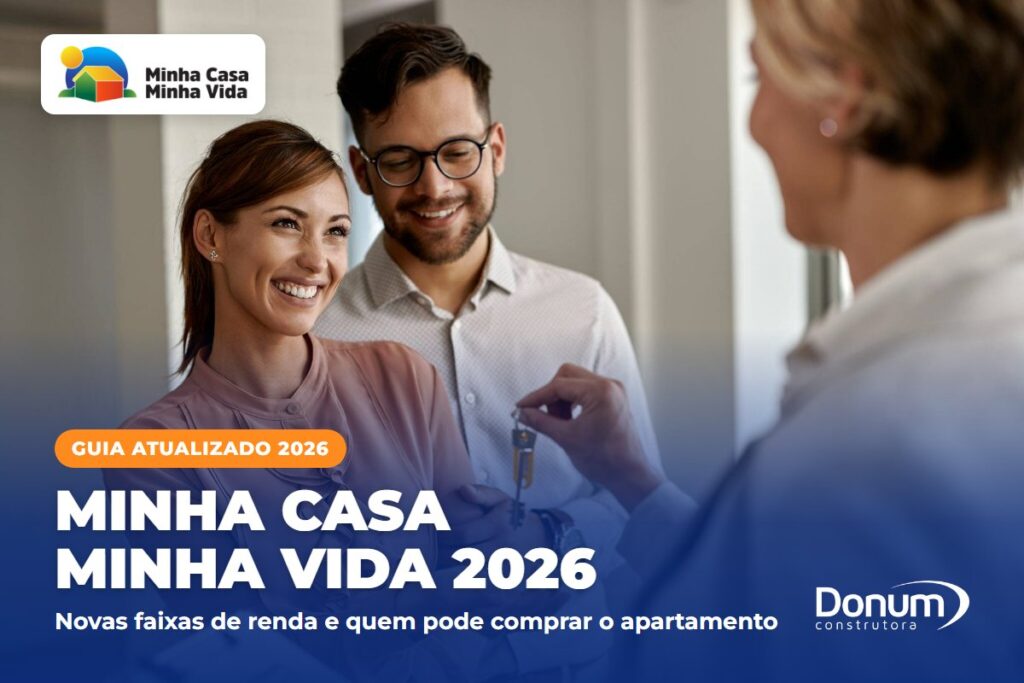 Minha Casa Minha Vida 2026: casal recebendo a chave do apartamento